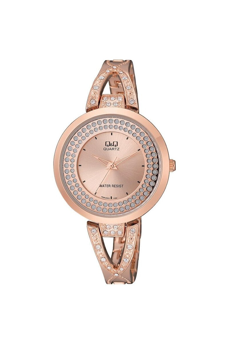 Q&Q Ceas dama F529J002Y Quartz Rose gold - Pled.ro