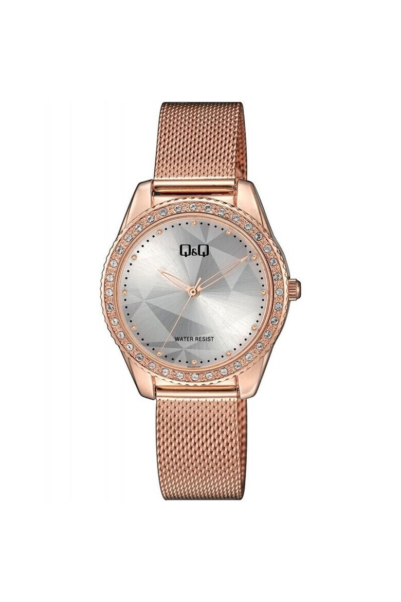 Q&Q Ceas dama QZ59J091Y Quartz Rose gold - Pled.ro