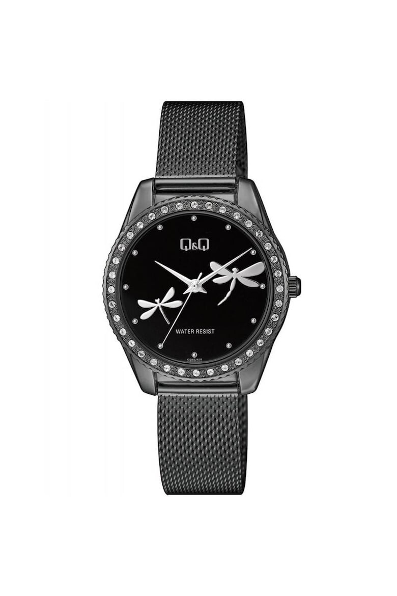 Q&Q Ceas dama QZ59J452Y Quartz Negru - Pled.ro