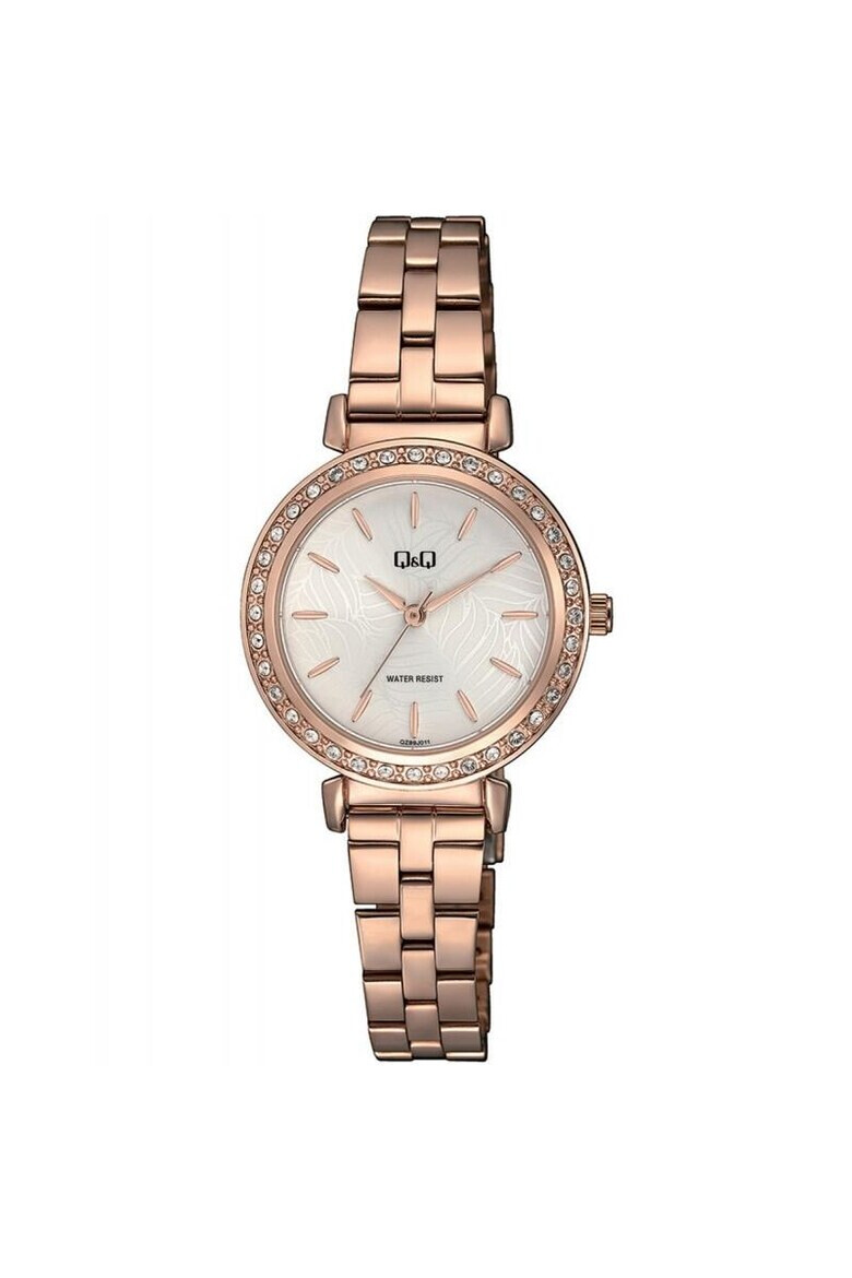 Q&Q Ceas dama QZ89J011Y Quartz Rose gold - Pled.ro