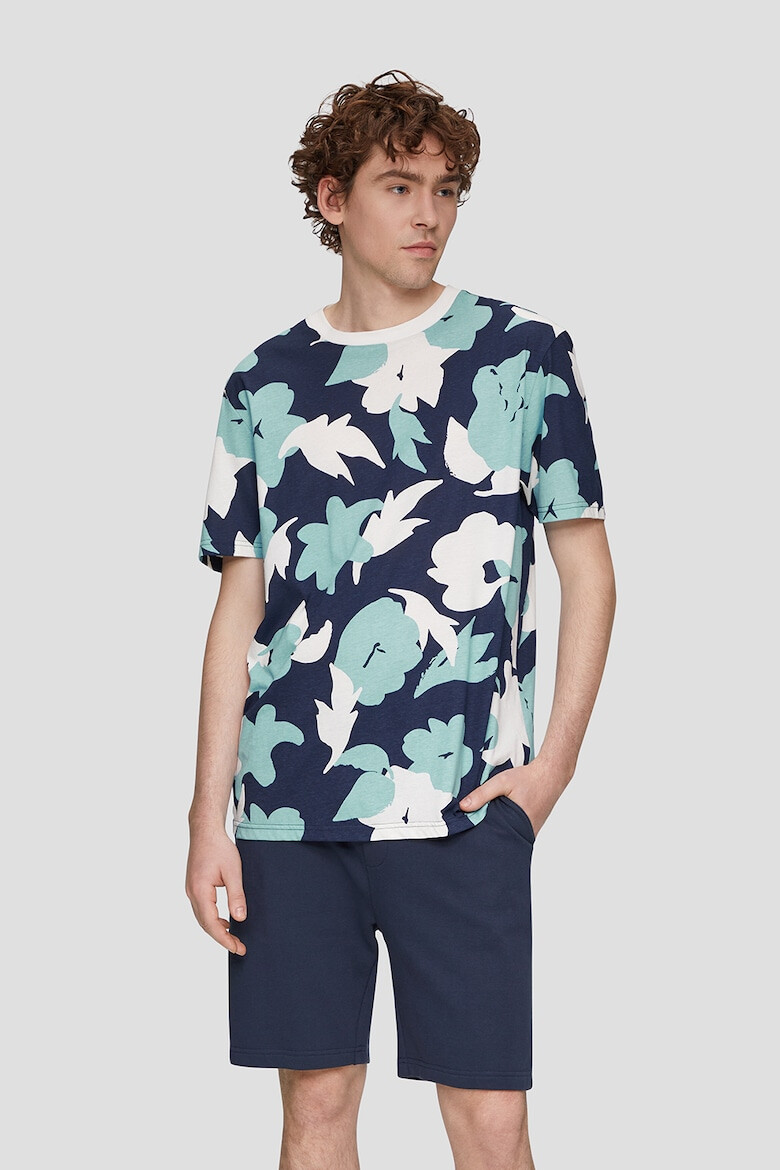 Q/S by s.Oliver Tricou de bumbac cu imprimeu floral - Pled.ro