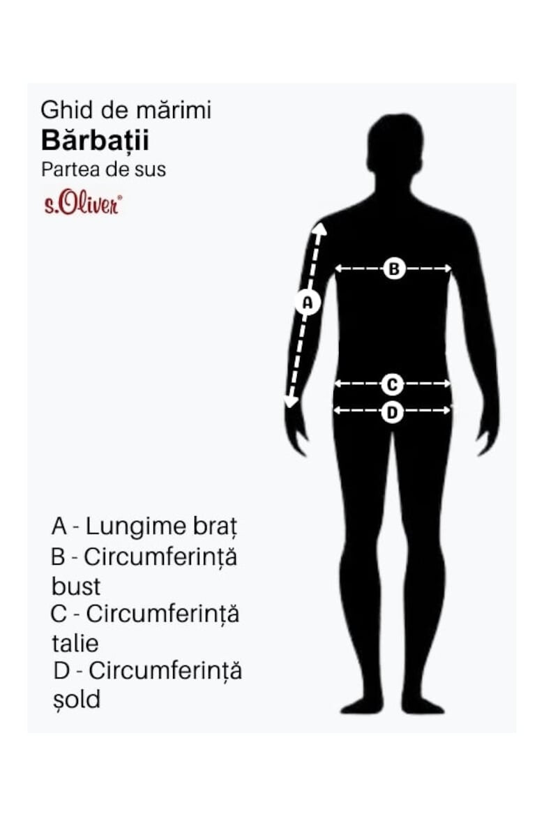 QS by s.Oliver Tricou barbati din amestec de bumbac cu viscoza croiala Regular fit si decolteu in v gri inchis - Pled.ro