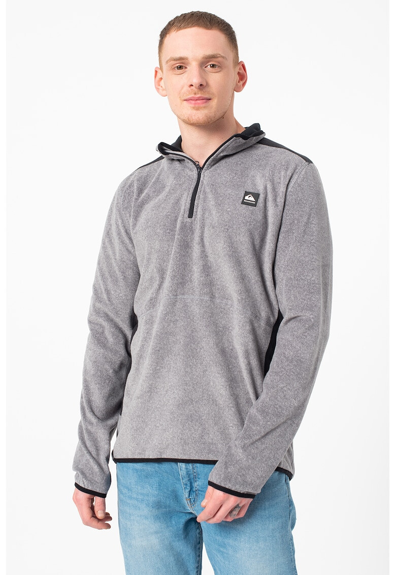 QUIKSILVER Bluza sport din material fleece cu fenta cu fermoar - Pled.ro