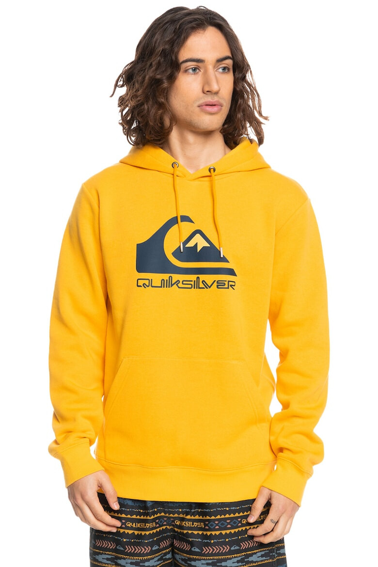 QUIKSILVER Hanorac cu imprimeu logo si buzunar kangaroo Biglogo - Pled.ro