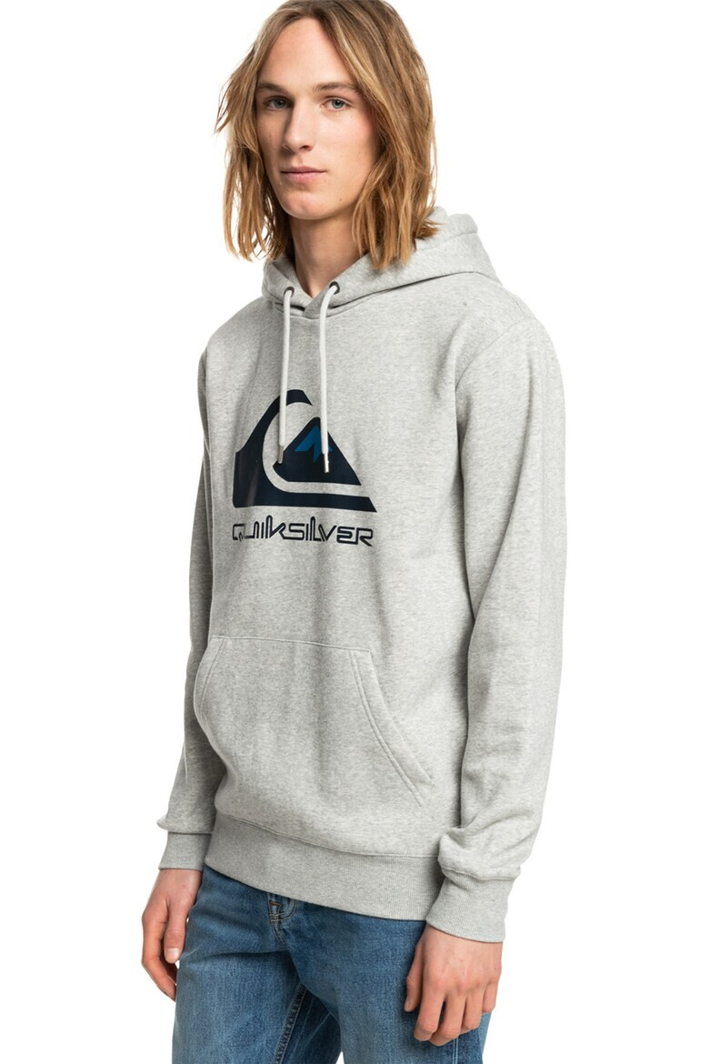 QUIKSILVER Hanorac cu imprimeu logo si buzunar kangaroo Biglogo - Pled.ro