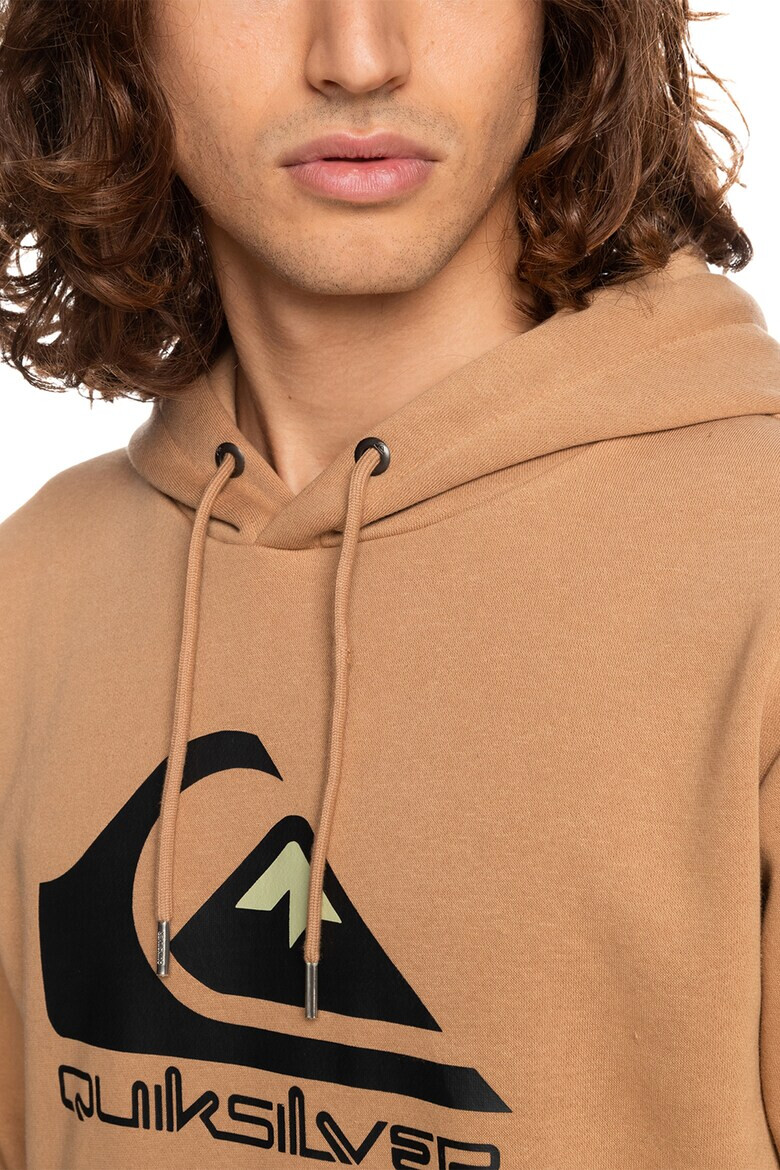 QUIKSILVER Hanorac cu imprimeu logo si buzunar kangaroo Biglogo - Pled.ro