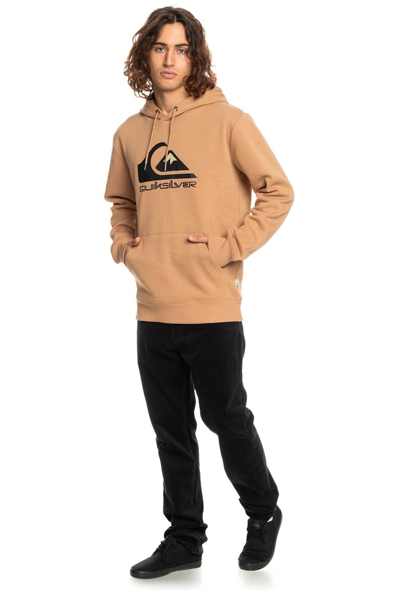 QUIKSILVER Hanorac cu imprimeu logo si buzunar kangaroo Biglogo - Pled.ro