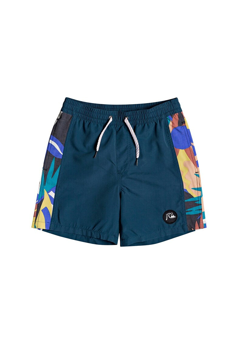 QUIKSILVER Pantaloni scurti de baie cu garnituri laterale contrastante - Pled.ro