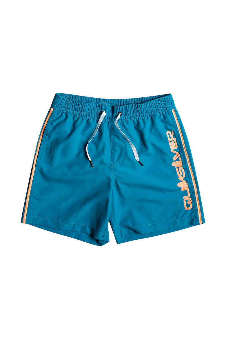 QUIKSILVER Pantaloni scurti de baie cu imprimeu logo Vert - Pled.ro