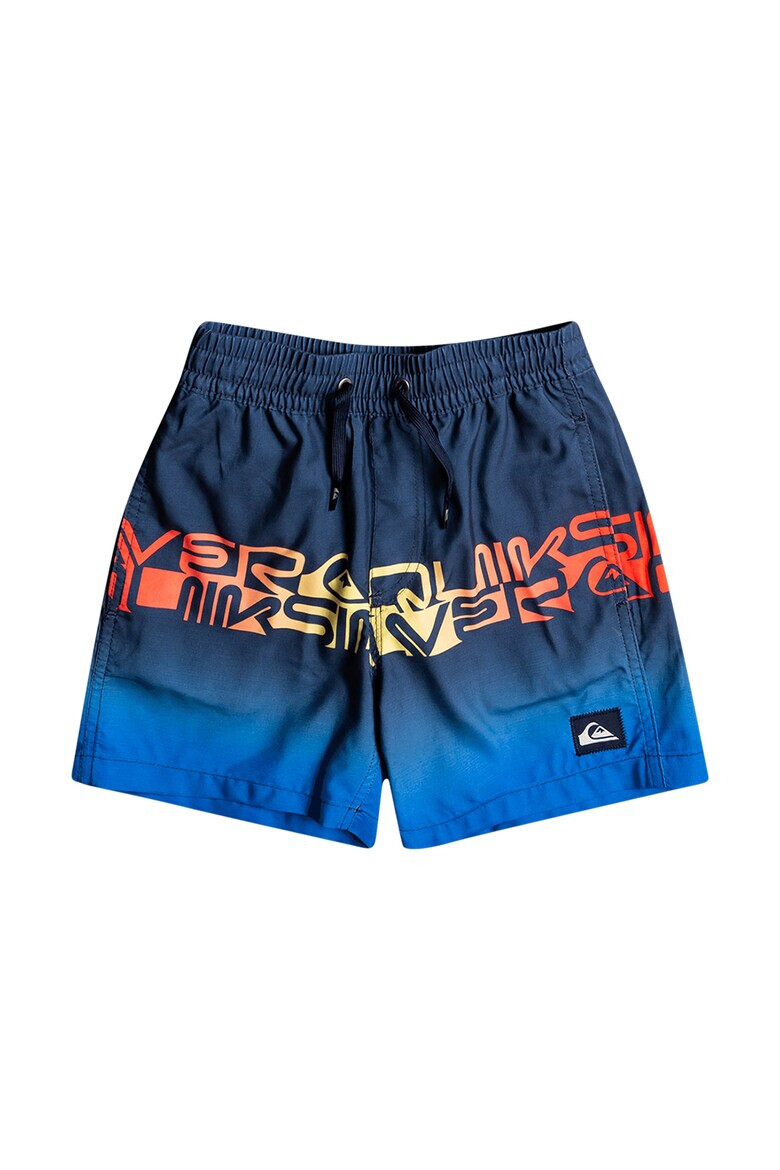 QUIKSILVER Pantaloni scurti de baie cu imprimeu logo Wordblock - Pled.ro