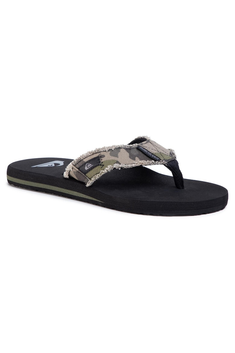 QUIKSILVER Papuci flip-flop barbati 206545961 Textil Verde - Pled.ro