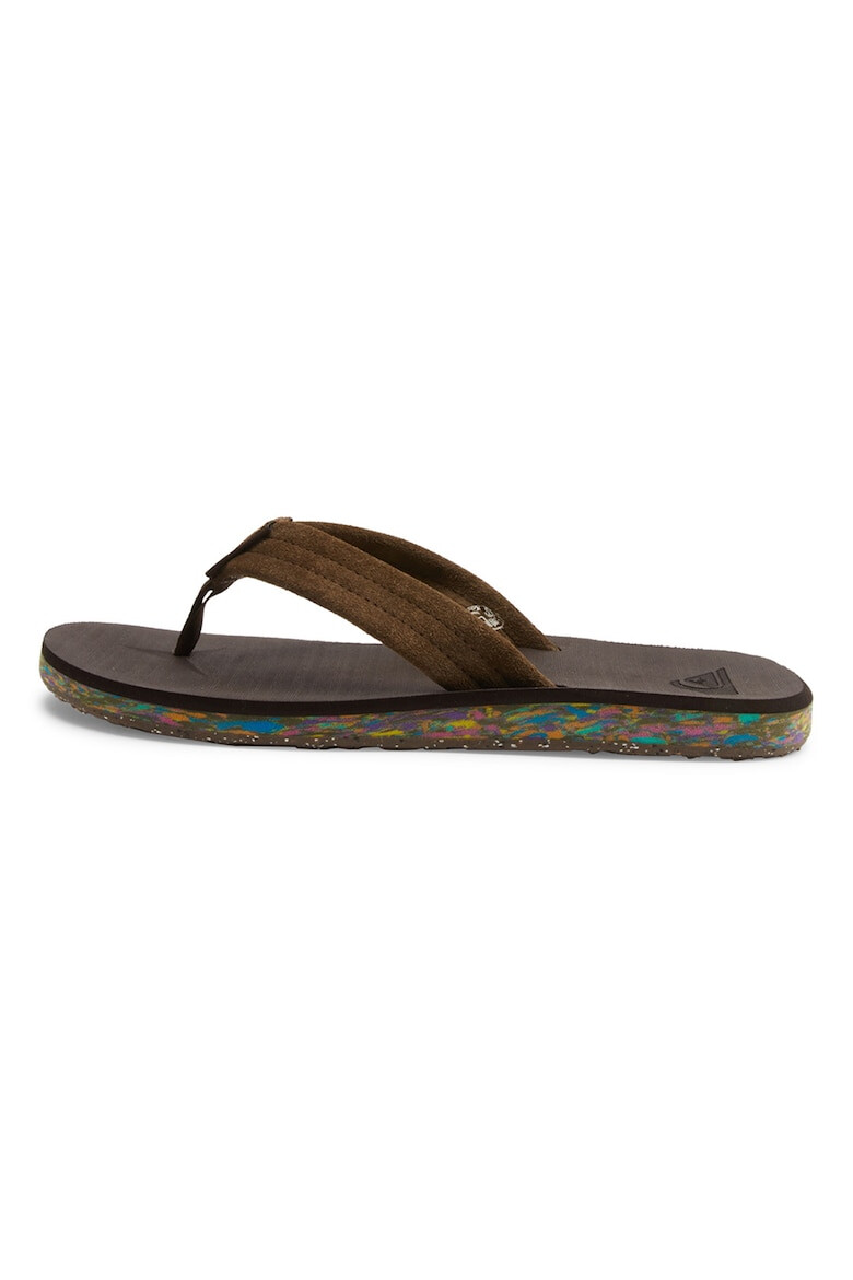 QUIKSILVER Papuci flip-flop cu logo Carver - Pled.ro