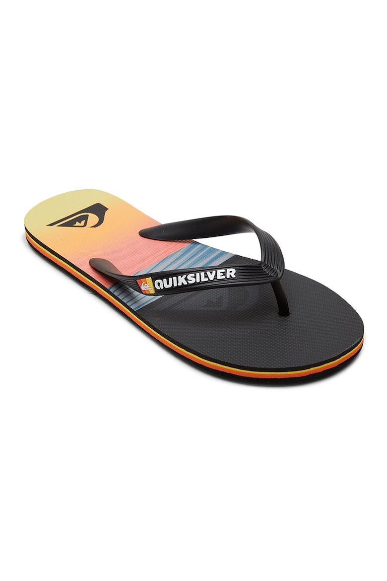 QUIKSILVER Papuci flip-flop cu logo in relief Molokai Panel - Pled.ro