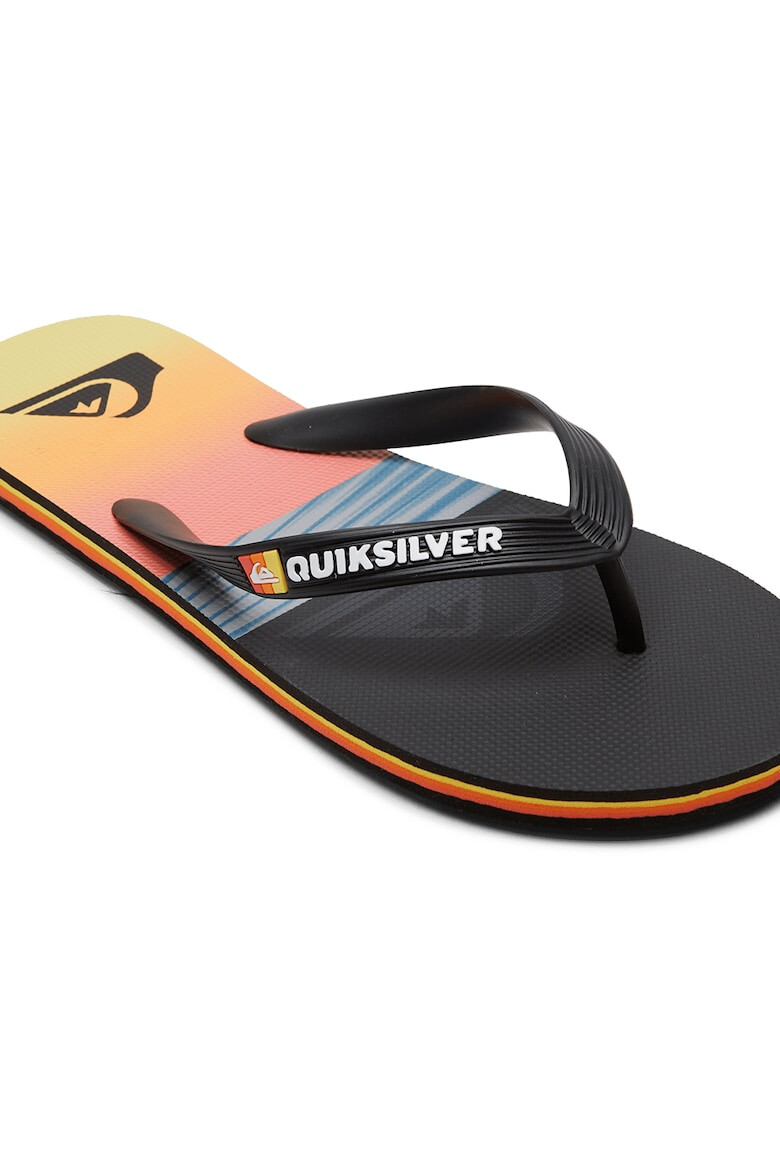 QUIKSILVER Papuci flip-flop cu logo in relief Molokai Panel - Pled.ro