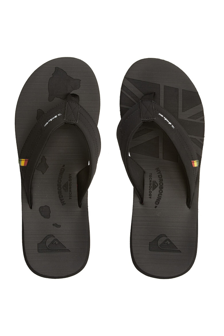 QUIKSILVER Papuci flip-flop cu logo Island Oasis - Pled.ro