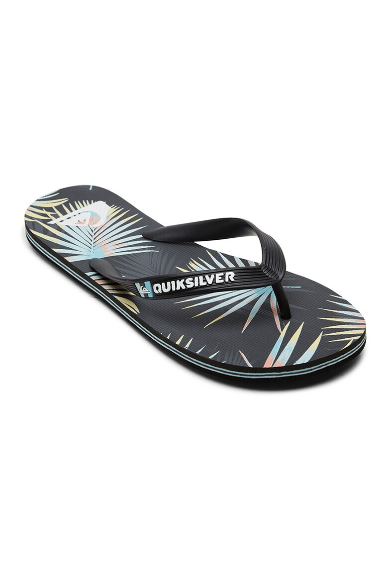 QUIKSILVER Papuci flip-flop de cauciuc cu logo Molokai - Pled.ro