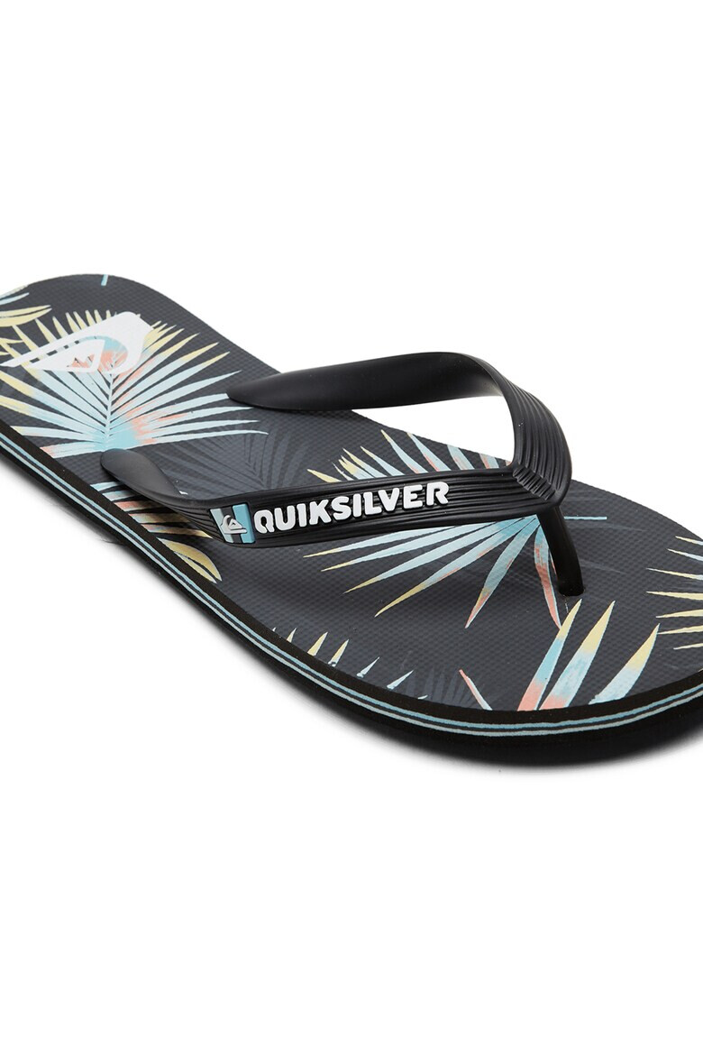 QUIKSILVER Papuci flip-flop de cauciuc cu logo Molokai - Pled.ro