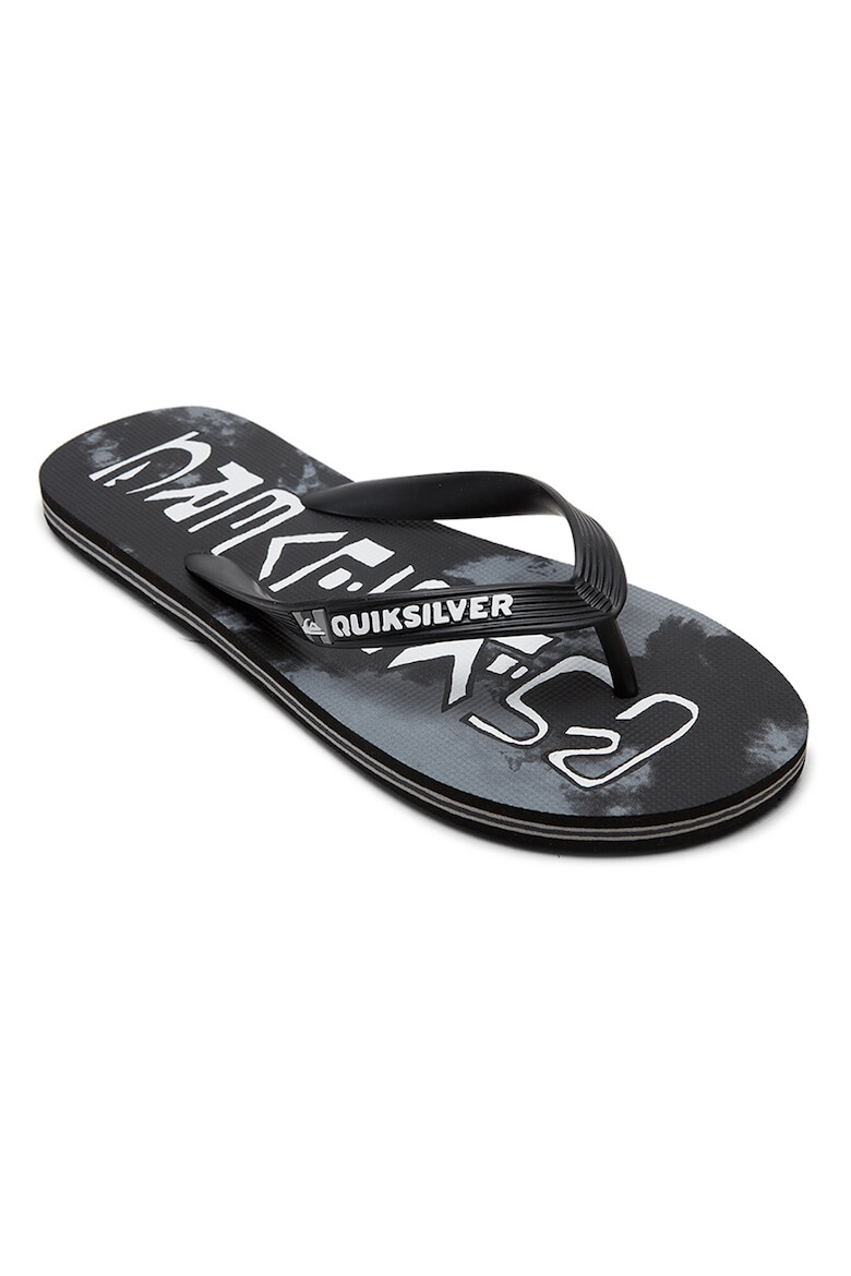 QUIKSILVER Papuci flip-flop de cauciuc cu logo Molokai - Pled.ro