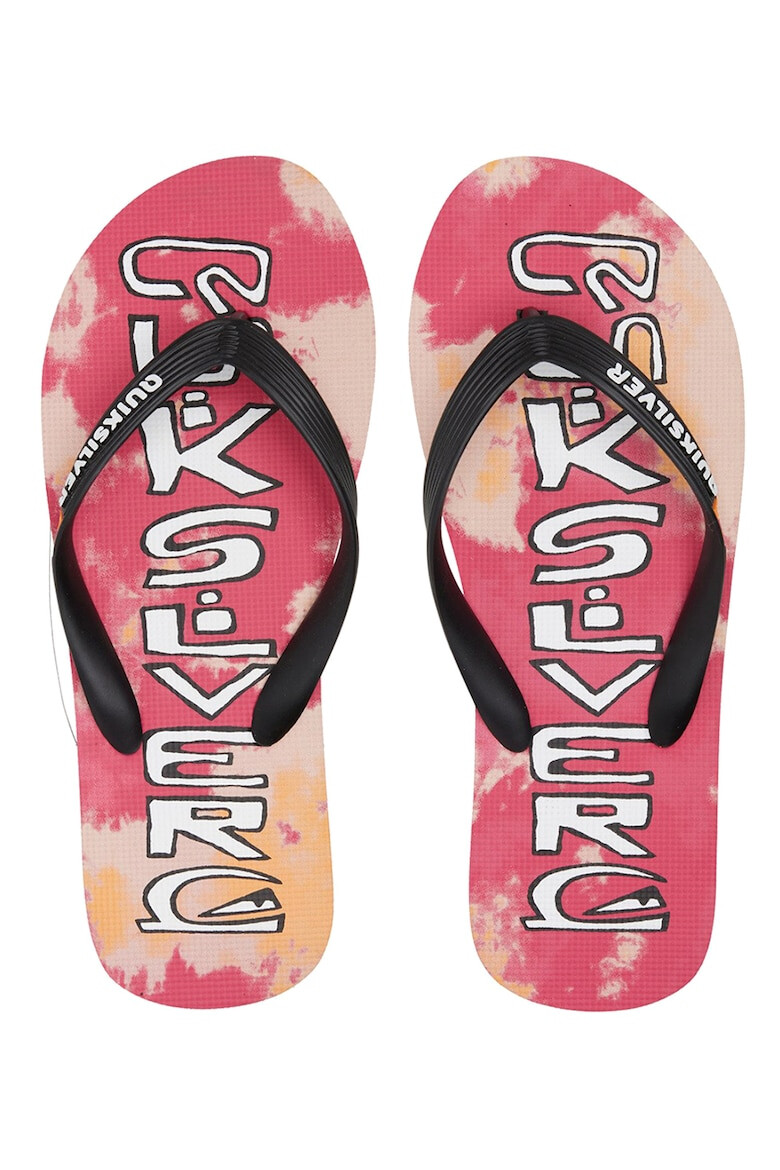 QUIKSILVER Papuci flip-flop de cauciuc cu logo Molokai - Pled.ro