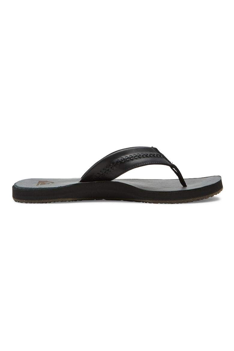 QUIKSILVER Papuci flip-flop de piele Carver - Pled.ro