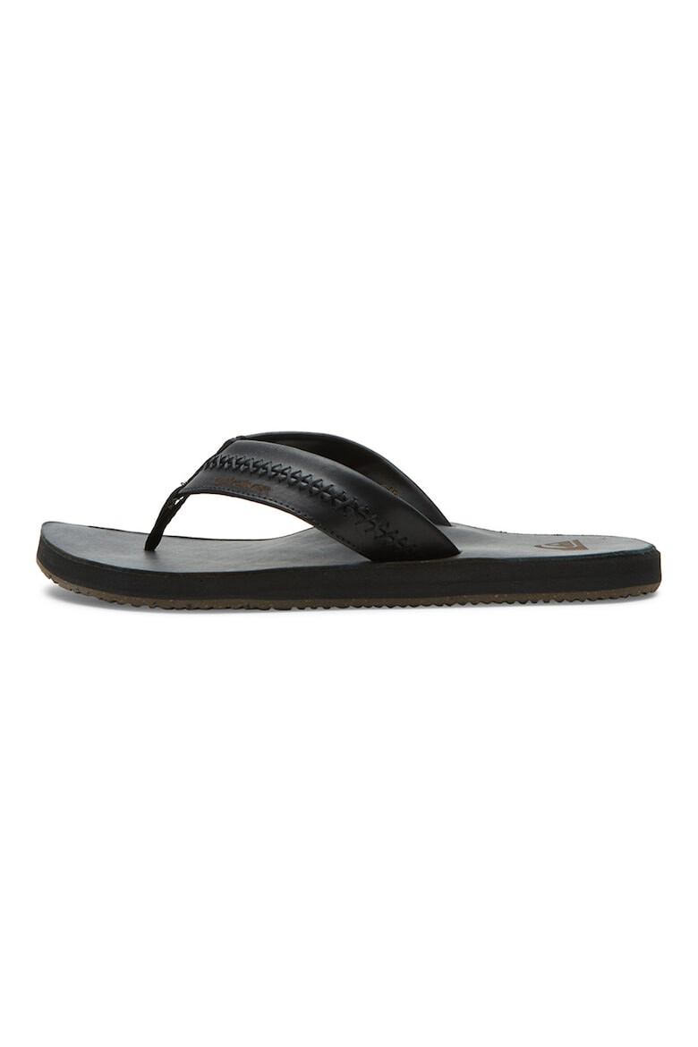 QUIKSILVER Papuci flip-flop de piele Carver - Pled.ro