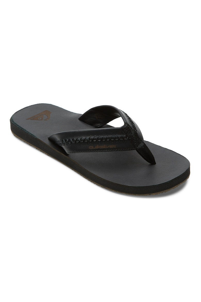 QUIKSILVER Papuci flip-flop de piele Carver - Pled.ro