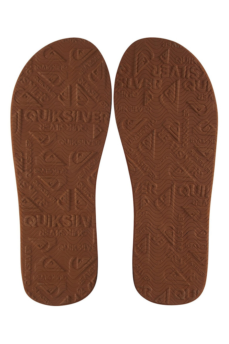 QUIKSILVER Papuci flip-flop de piele ecologica Moloka - Pled.ro