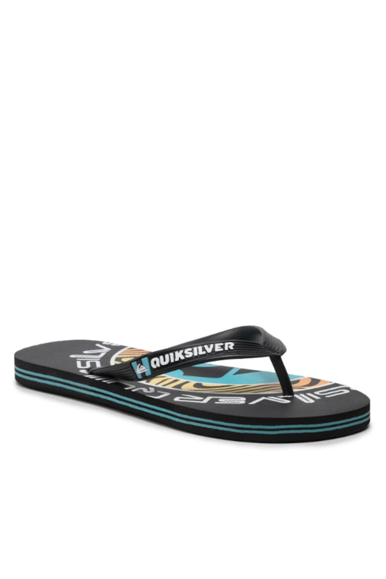 QUIKSILVER Slapi barbati 301220329 Negru Cauciuc - Pled.ro