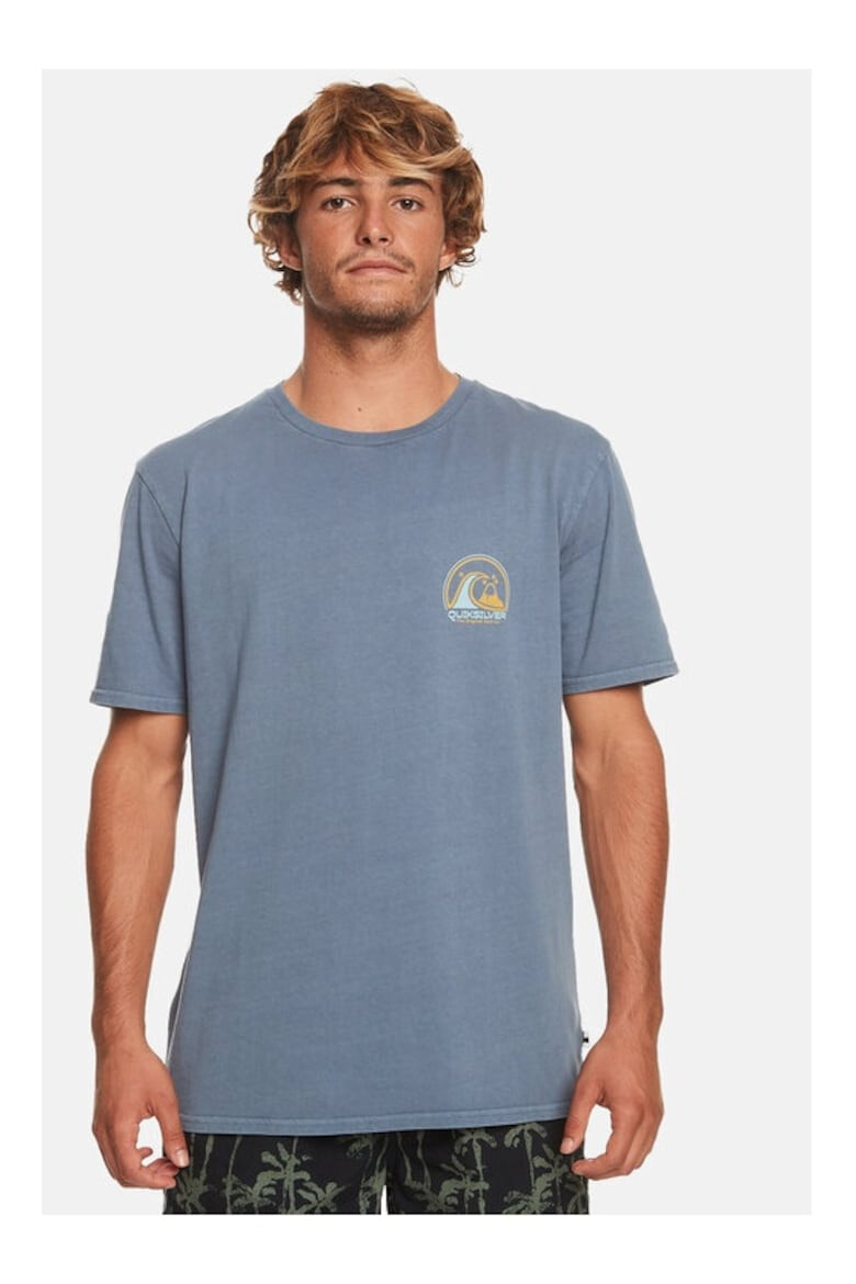 QUIKSILVER Tricou barbati 8345 Bumbac Albastru - Pled.ro