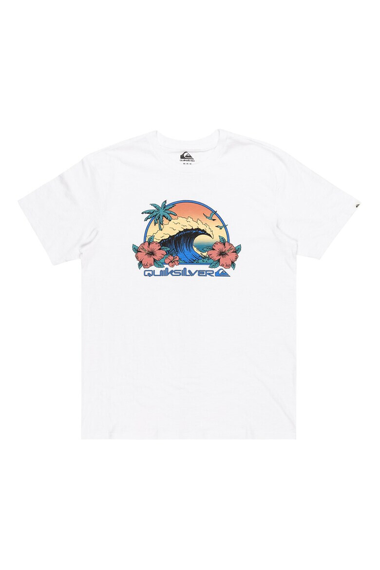 QUIKSILVER Tricou cu imprimeu tropical - Pled.ro