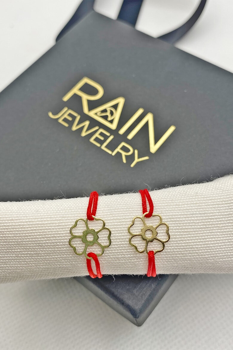 Rain Jewelry Inel ajustabil cu element de aur de 14K - Pled.ro