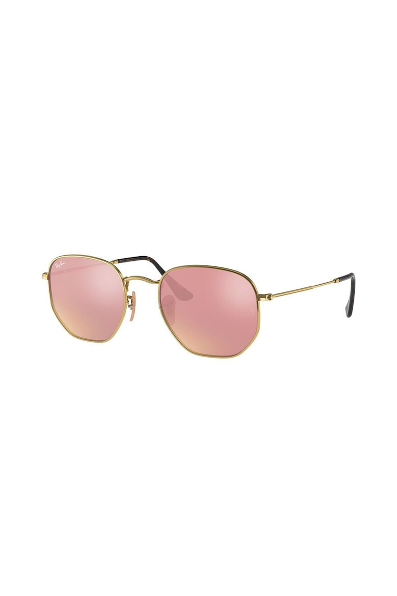 Ray-Ban Ochelari de soare hexagonali unisex cu lentile polarizate - Pled.ro