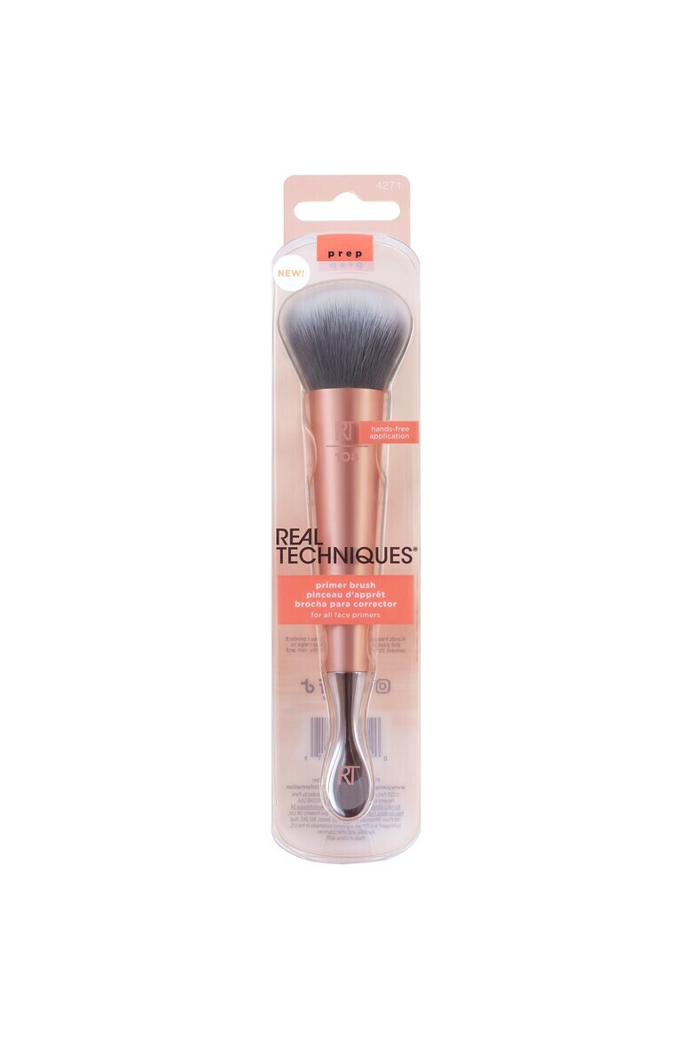 Real Techniques Pensula pentru aplicare blush Priming Jar Brush Auriu/Negru - Pled.ro