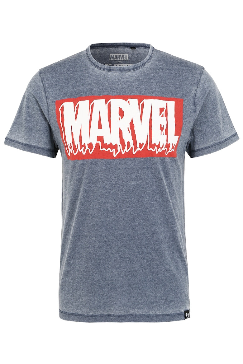 Recovered Tricou cu decolteu la baza gatului Marvel Slime Logo Vintage 4703 - Pled.ro