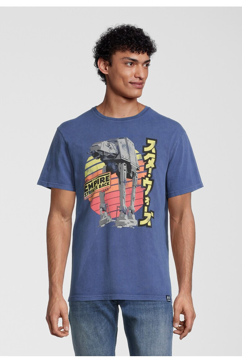 Recovered Tricou cu decolteu la baza gatului Star Wars Empire Strikes Back Retro AT-AT 4715 - Pled.ro