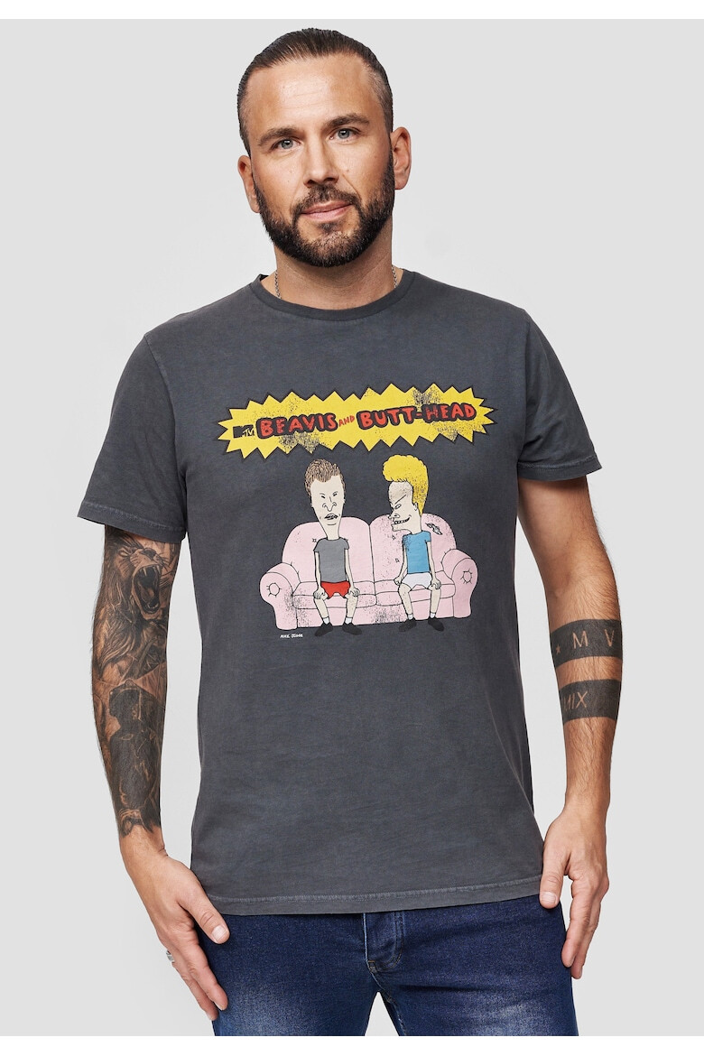 Recovered Tricou cu imprimeu cu desene animate Beavis And Butthead 3303 - Pled.ro