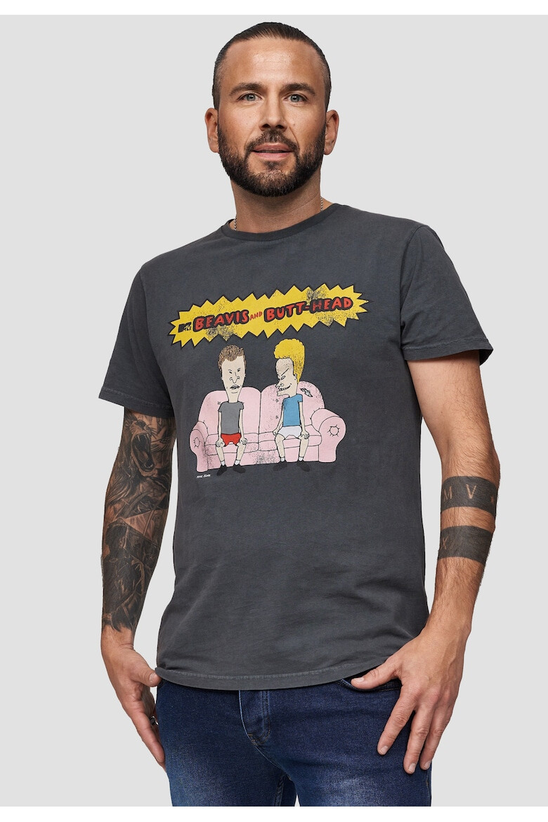 Recovered Tricou cu imprimeu cu desene animate Beavis And Butthead 3303 - Pled.ro