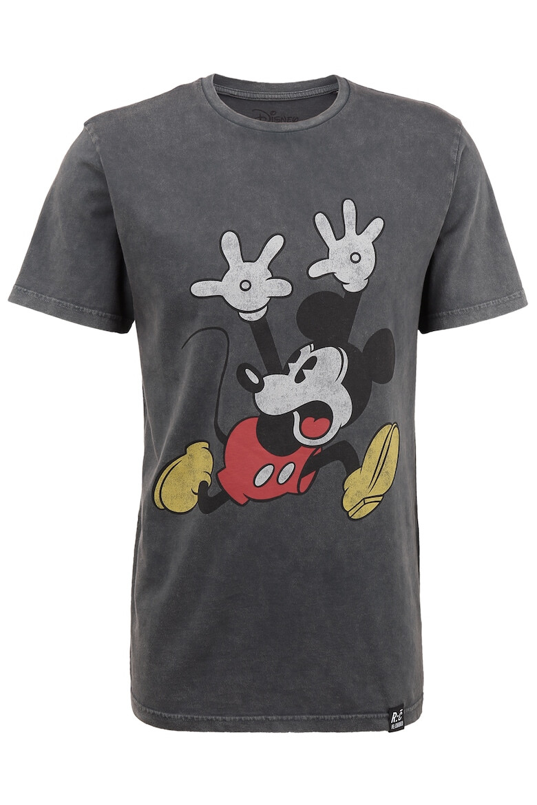 Recovered Tricou cu imprimeu decolorat Mickey Mouse - Pled.ro