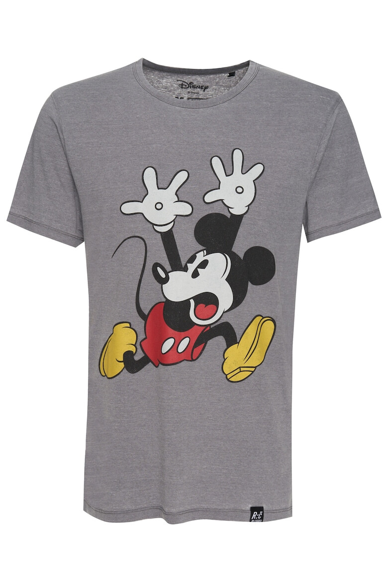 Recovered Tricou cu imprimeu decolorat Mickey Mouse - Pled.ro