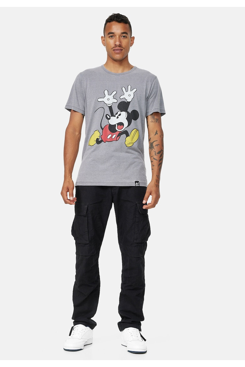 Recovered Tricou cu imprimeu decolorat Mickey Mouse - Pled.ro