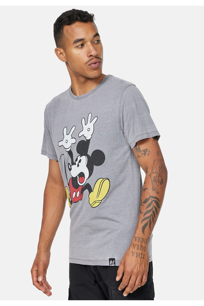 Recovered Tricou cu imprimeu decolorat Mickey Mouse - Pled.ro