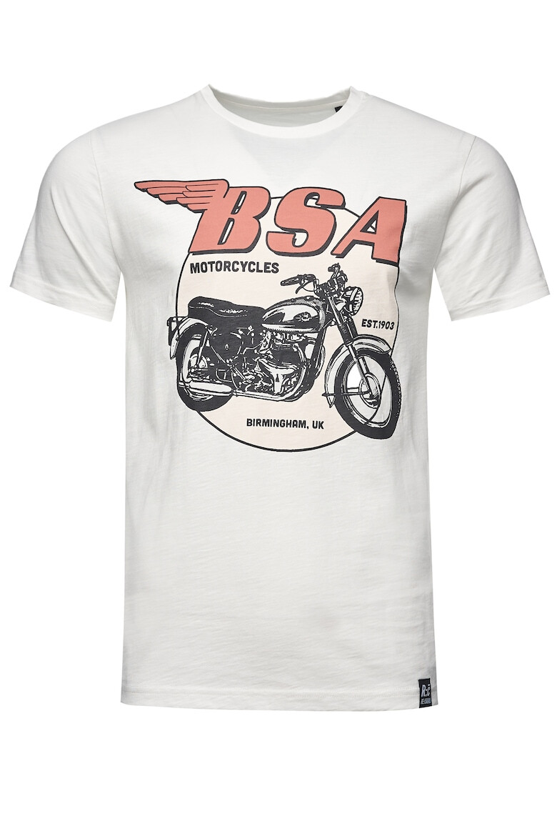 Recovered Tricou cu imprimeu grafic BSA Birmingham Motorcycles 3309 - Pled.ro