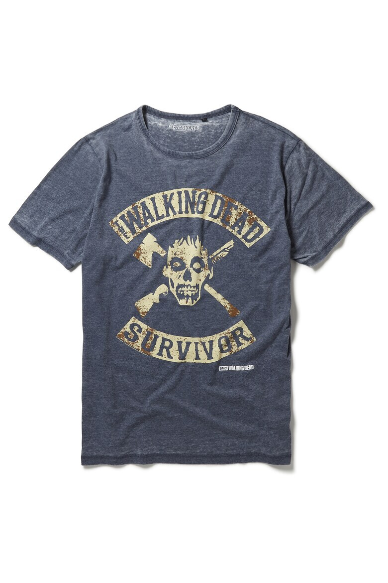 Recovered Tricou cu imprimeu grafic The Walking Dead Surviour 5369 - Pled.ro