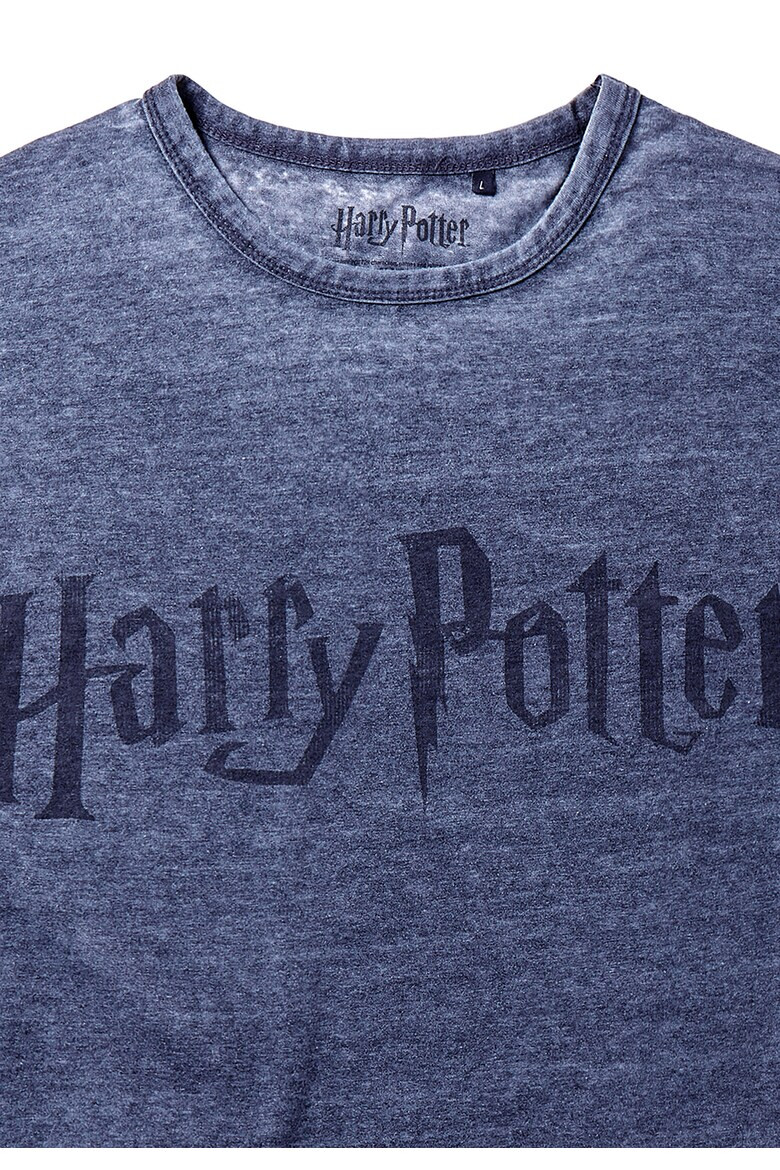 Recovered Tricou cu imprimeu Harry Potter Classic Logo Blue 5463 - Pled.ro