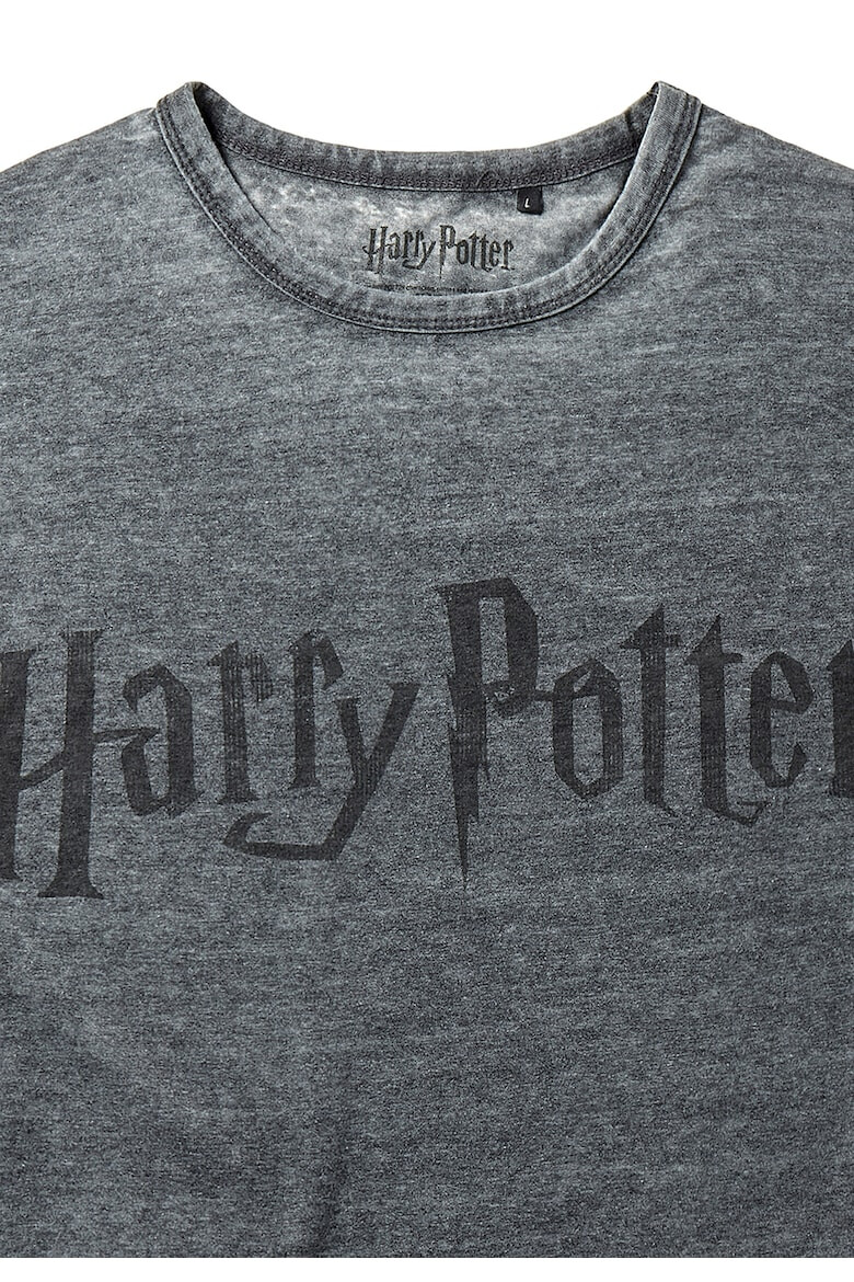 Recovered Tricou cu imprimeu Harry Potter Classic Logo Charcoal 5465 - Pled.ro