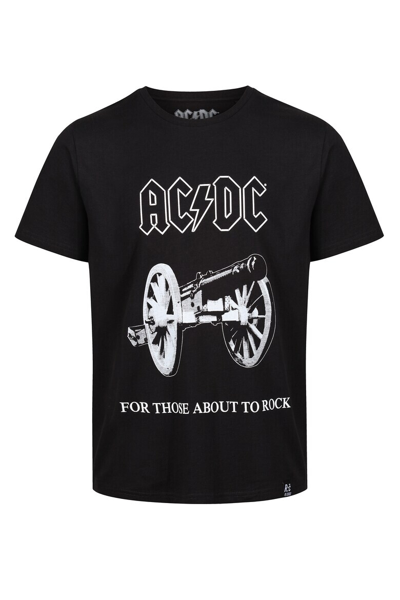 Recovered Tricou cu imprimeu logo ACDC 'For Those About Rock' 7595 - Pled.ro