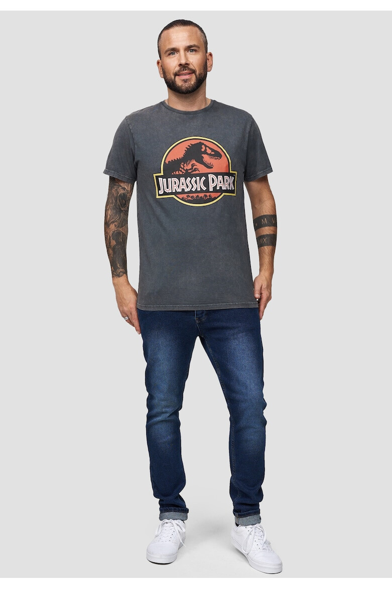 Recovered Tricou cu imprimeu logo Jurassic Park 3299 - Pled.ro