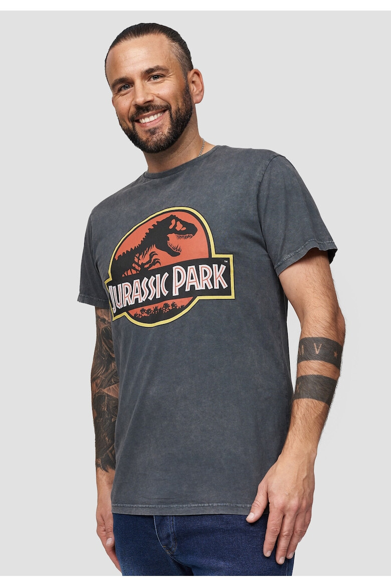 Recovered Tricou cu imprimeu logo Jurassic Park 3299 - Pled.ro