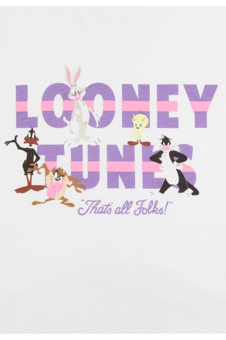 Recovered Tricou cu imprimeu Looney Tunes - Pled.ro