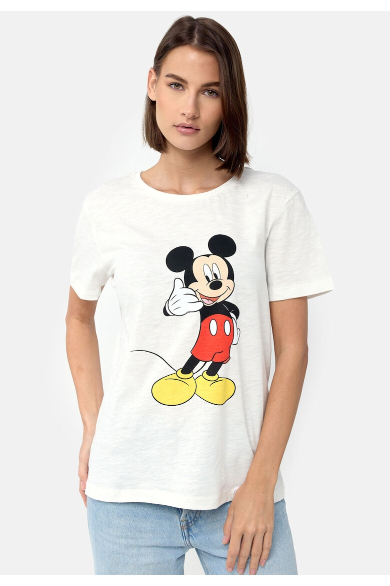 Recovered Tricou cu imprimeu Mickey Mouse Phone 3971 - Pled.ro